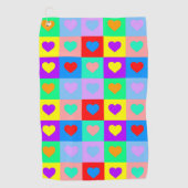 Pop Art Collection Golfhandtuch (Vorderseite)