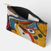 Pop Art Color Splash  Zubehörtasche (Offen)