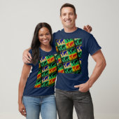 Pop Art Color World Maps T-Shirt (Unisex)