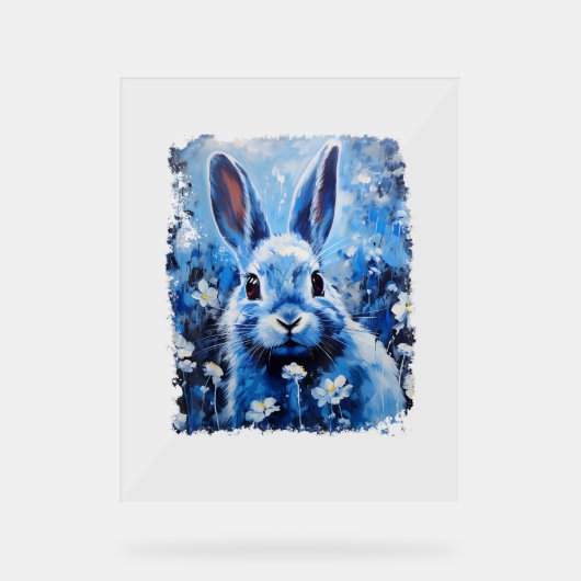 Pop Art Colorado Bunny Rabbit Acrylschild (Vorderseite)