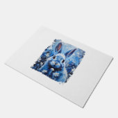 Pop Art Colorado Bunny Rabbit Fußmatte (Schrägansicht)