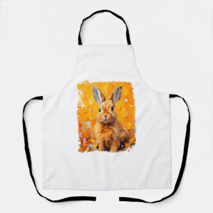 Pop Art Colorado Kaninchen Orange Schürze