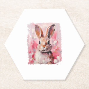 Pop Art Colorado Kaninchen Pink Untersetzer