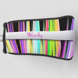 Pop Art Colorful Scribble Golf Headcover