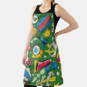 Pop art colorful seamless pattern with comic speec schürze (InSitu)
