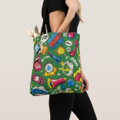 Pop art colorful seamless pattern with comic speec tasche (Von Nahem)