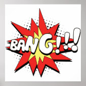 Pop Art Comic Bang! Poster (Vorne)