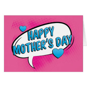 Pop Art Comic Blase Muttertag