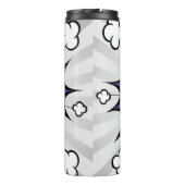 Pop Art Comic Blasen Design. Vintage Darstellung Thermosbecher (Rückseite)