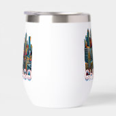 Pop Art Comic Book Chicago, Illinois Skyline (Rechts)