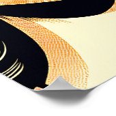 Pop Art Comic Buch Hübsche Frau Drink Soda Poster (Ecke)