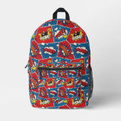 Pop Art Comic Buchdruckpaket Bedruckter Rucksack (Vorderseite)
