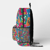 Pop Art Comic Buchdruckpaket Bedruckter Rucksack (Rechts)