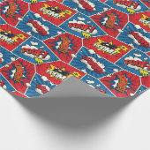 Pop Art Comic Buchführungen Geschenkpapier (Ecke)