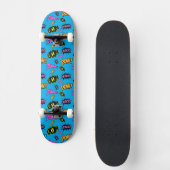 Pop Art Comic Cartoon Design Skateboard (Vorderseite)
