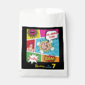 Pop Art Comic Geburtstag Geschenktütchen (Vorderseite)