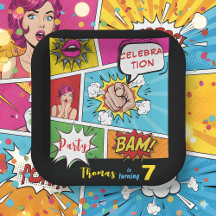 Pop Art Comic Geburtstag