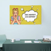 Pop Art Comic Geburtstagsparty Banner (Messeveranstaltung)