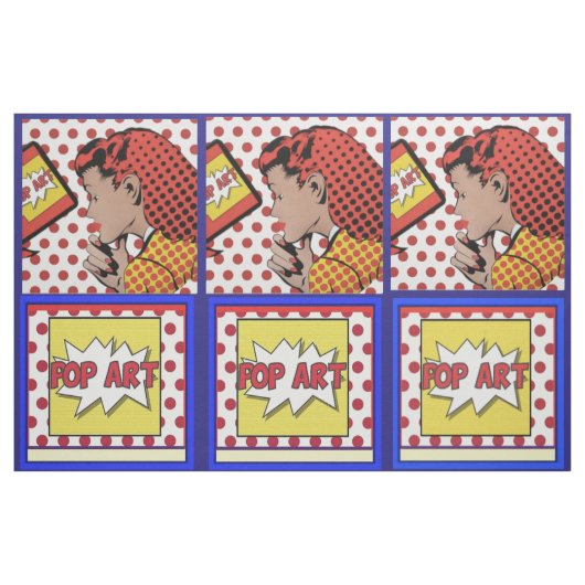 Pop Art Comic Giro del Malcantone Stoff (Fat Quarter (45,7 x 55,9 cm))