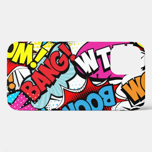 Pop Art Comic: Retro Nahtloses Muster Case-Mate iPhone Hülle (Rückseite (Horizontal))