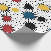 Pop-Art-Comic-Splash Geschenkpapier (Ecke)