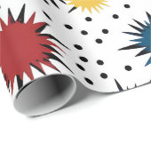 Pop-Art-Comic-Splash Geschenkpapier (Rolleneckpunkt)