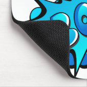 Pop-Art-Comic-Stil-Bombe Boom! Mousepad (Ecke)