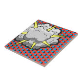 Pop-Art-Comic-Stil-Explosion Fliese (Seite)