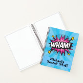 Pop Art Comic Stil personalisiert Notebook Notizblock (Innenseite)