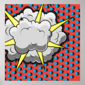 Pop Art Comic Style Explosion Poster (Vorne)