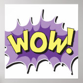 Pop Art Comic Style Wow Poster (Vorne)