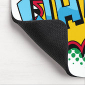 Pop Art Comic Style Wumm! Mousepad (Ecke)