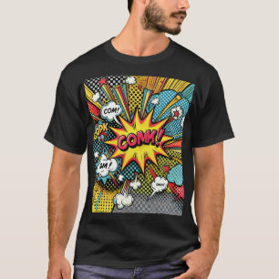 Pop Art Comic T - Shirt - Fett Retro Design