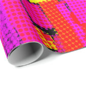 Pop Art Confetti Geschenkpapier (Rolleneckpunkt)