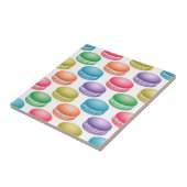 Pop Art Cookies Farbige Macarons Fliese (Seite)