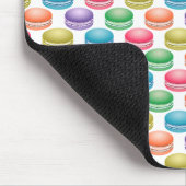 Pop Art Cookies Farbige Macarons Mousepad (Ecke)