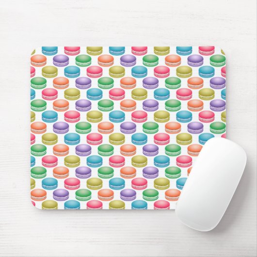 Pop Art Cookies Farbige Macarons Mousepad (Mit Mouse)