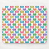 Pop Art Cookies Farbige Macarons Mousepad (Vorne)