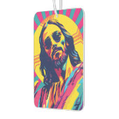 Pop Art Cool Jesus Autolufterfrischer (Links)
