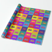 Pop Art Crabs Geschenkpapier (Ungerollt)