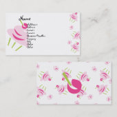 Pop Art Cupcake Visitenkarte (Vorne/Hinten)