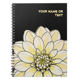 Pop Art Dahlia 'Gallery Art Fair' Notizblock