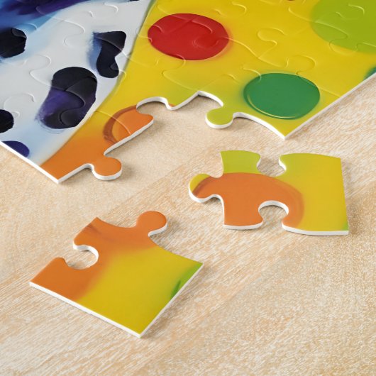 Pop Art Dalmatiner Dog Puzzle (Seite)