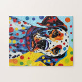 Pop Art Dalmatiner Dog Puzzle (Horizontal)