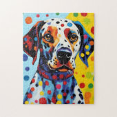 Pop Art Dalmatiner Dog Puzzle (Vertikal)