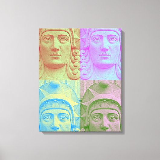 Pop Art Deco Leinwanddruck (Vorderseite)