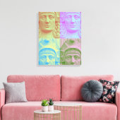 Pop Art Deco Leinwanddruck (Insitu (Wohnzimmer))