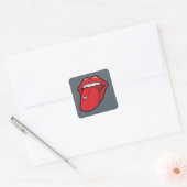 Pop Art des Piercings Quadratischer Aufkleber (Umschlag)
