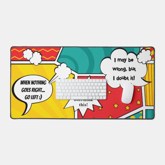 Pop Art Desk Mat Schreibtischunterlage (Tastatur & Maus)