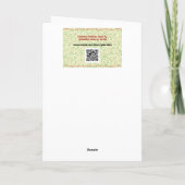 Pop Art Dez Art Nous Art Weihnachtskarte Karte (Rückseite)